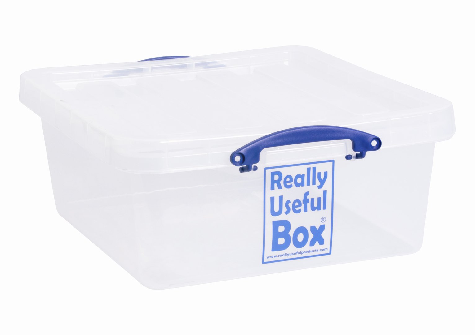 Really Useful 31.5L Plastic Storage Box - Clear