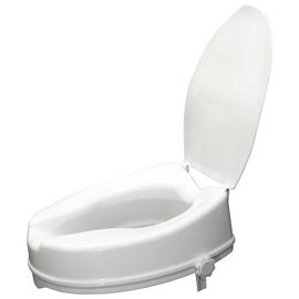 Aidapt 4 Inches Raised Toilet Seat with Lid