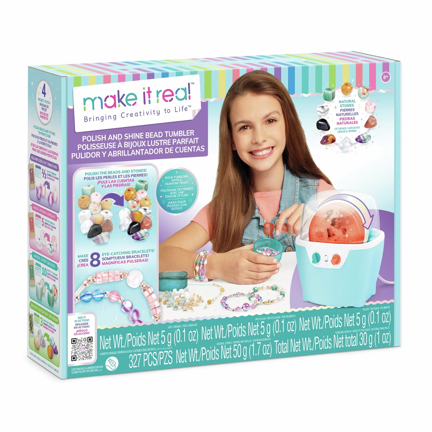 Make It Real Polish and Shine Bead Tumbler