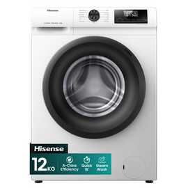 Hisense WFQE1214EVJM 12kg 1400 Spin Washing Machine - White