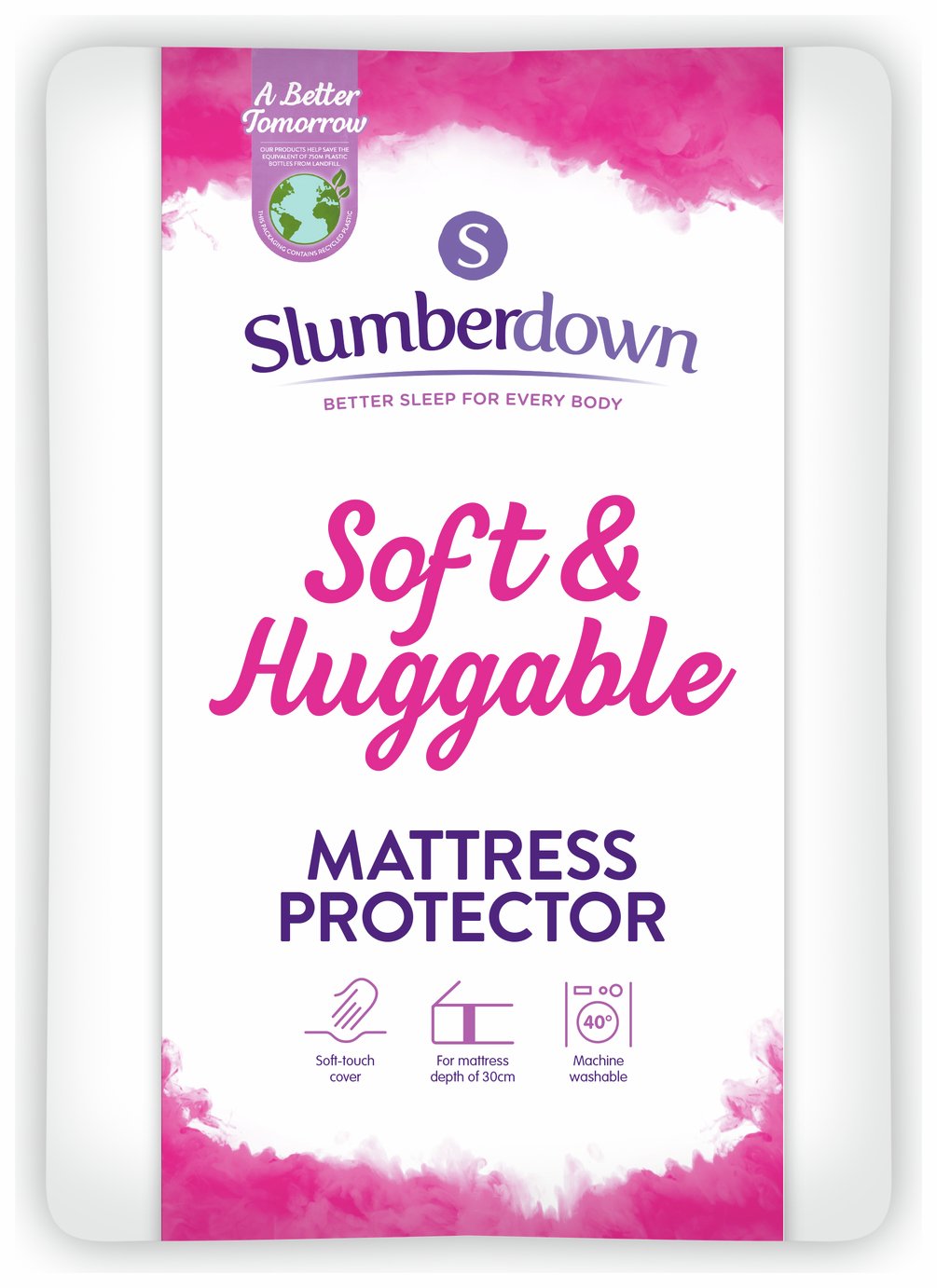 Slumberdown Soft & Huggable Mattress Protector - Superking