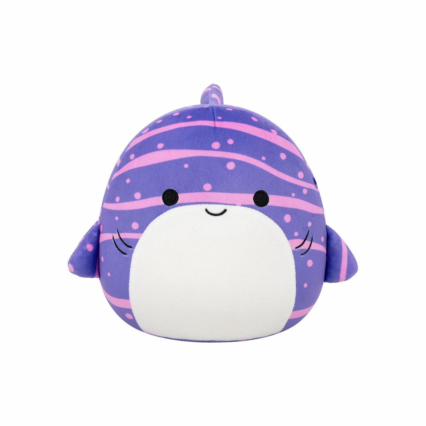 Squishmallows 7.5 Inch Purple Striped Shark Soft Toy