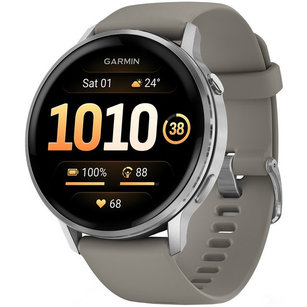 Buy Garmin Venu 45mm GPS Fitness Smart Watch Silver Grey