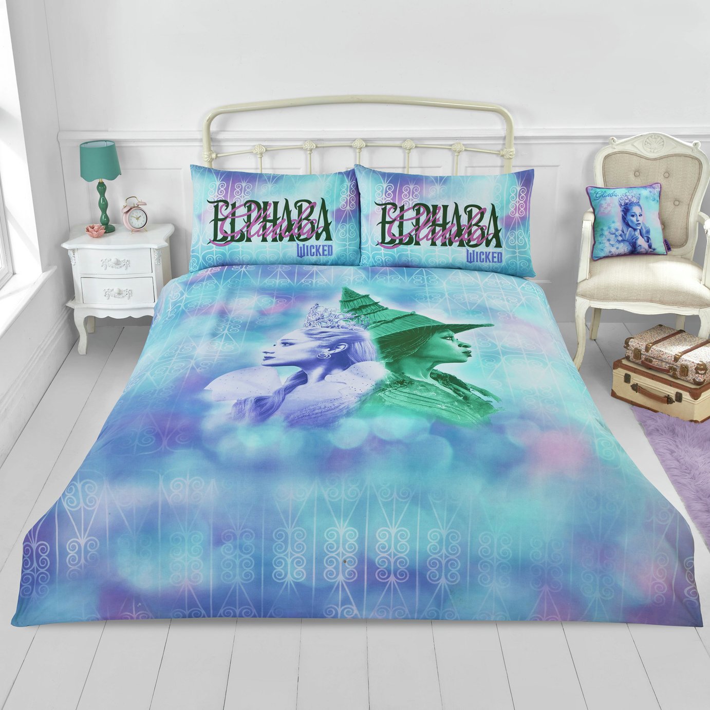 Wicked Part 2 Blue Kids Bedding Set - Double