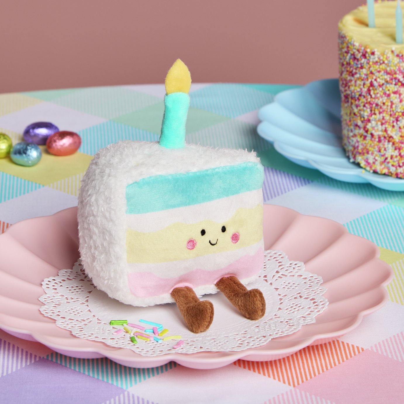Argos Home Birthday Cake Soft Toy