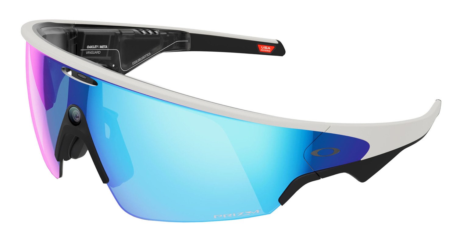 Oakley Meta Vanguard - White, Prizm Sapphire