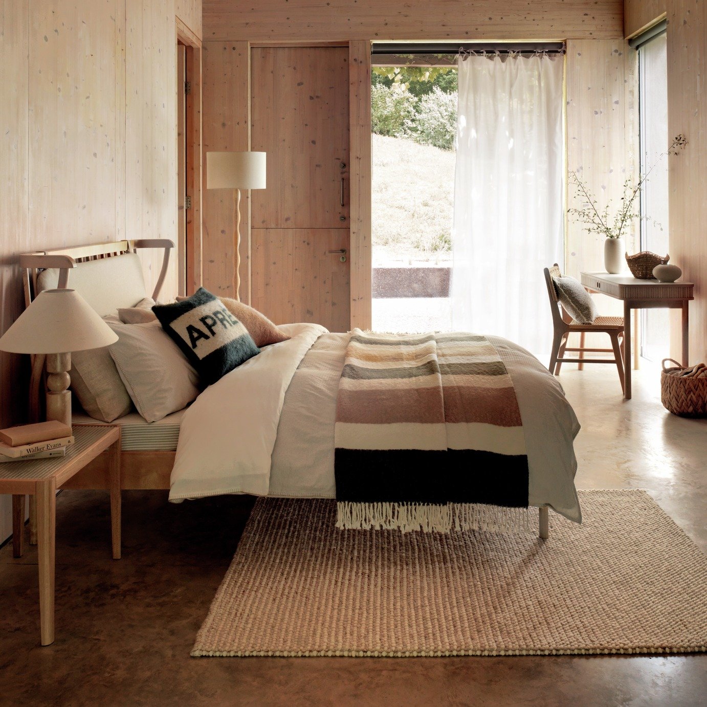 Habitat Pebble Neutral Cut Pile Rug