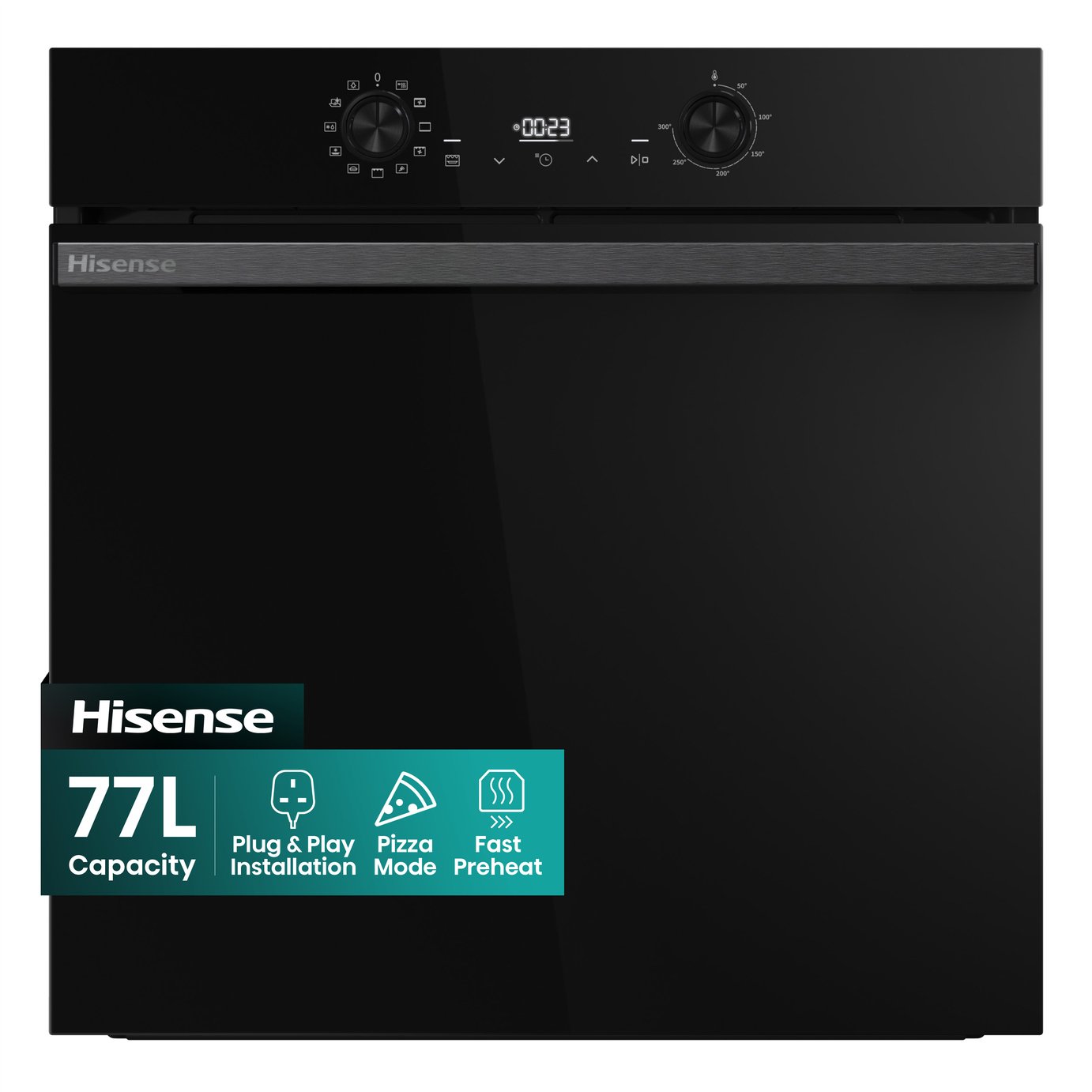Hisense BI624CBPGUK Built In Single Electric Oven - Black