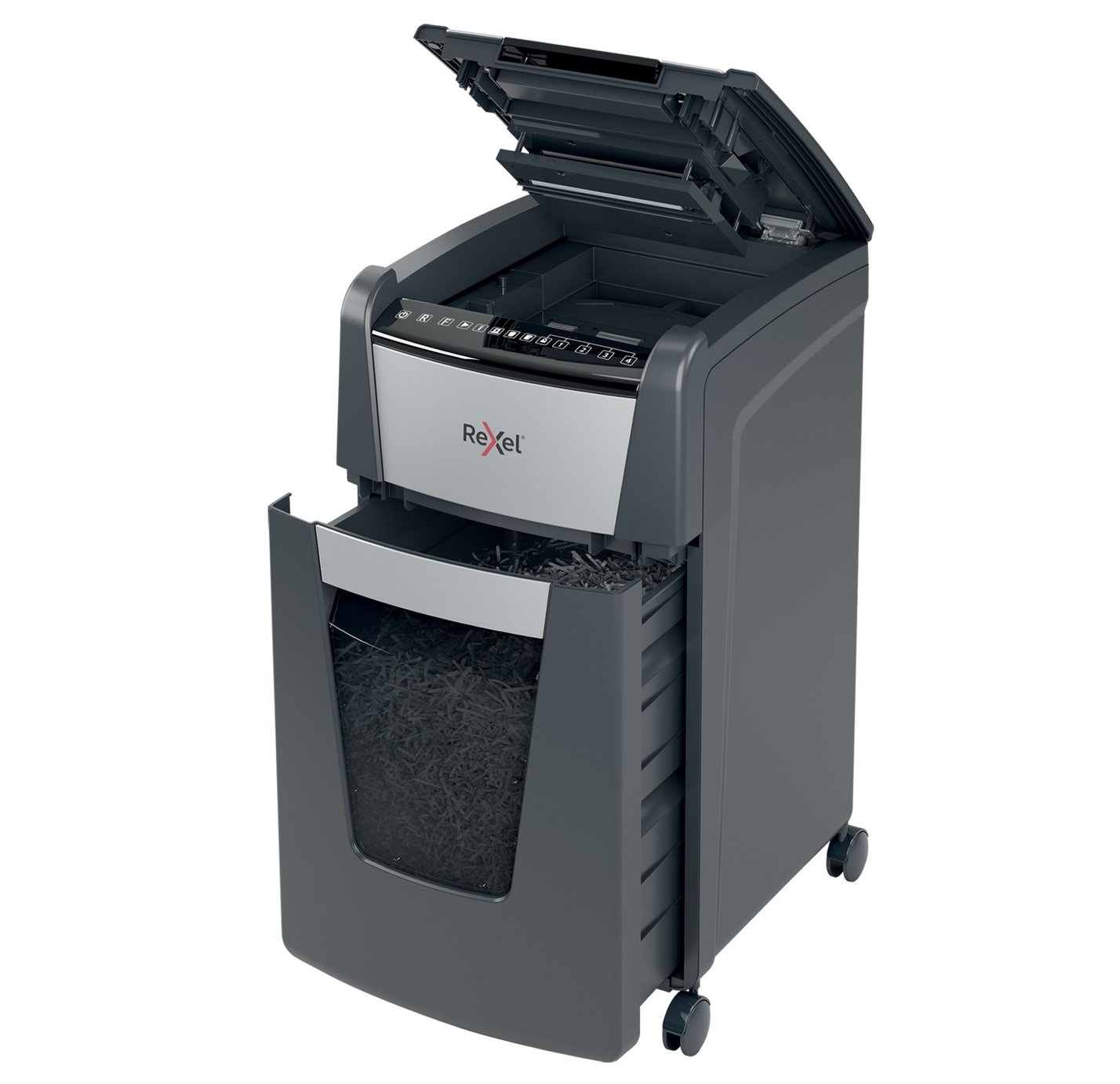 Rexel Optimum AutoFeed+ 300M 60L P5 Micro Cut Shredder