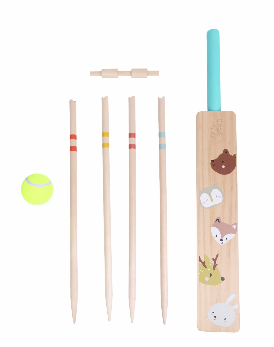 Chad Valley Wooden Kids Cricket Set 