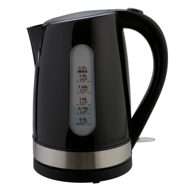 Black electric sale kettle argos