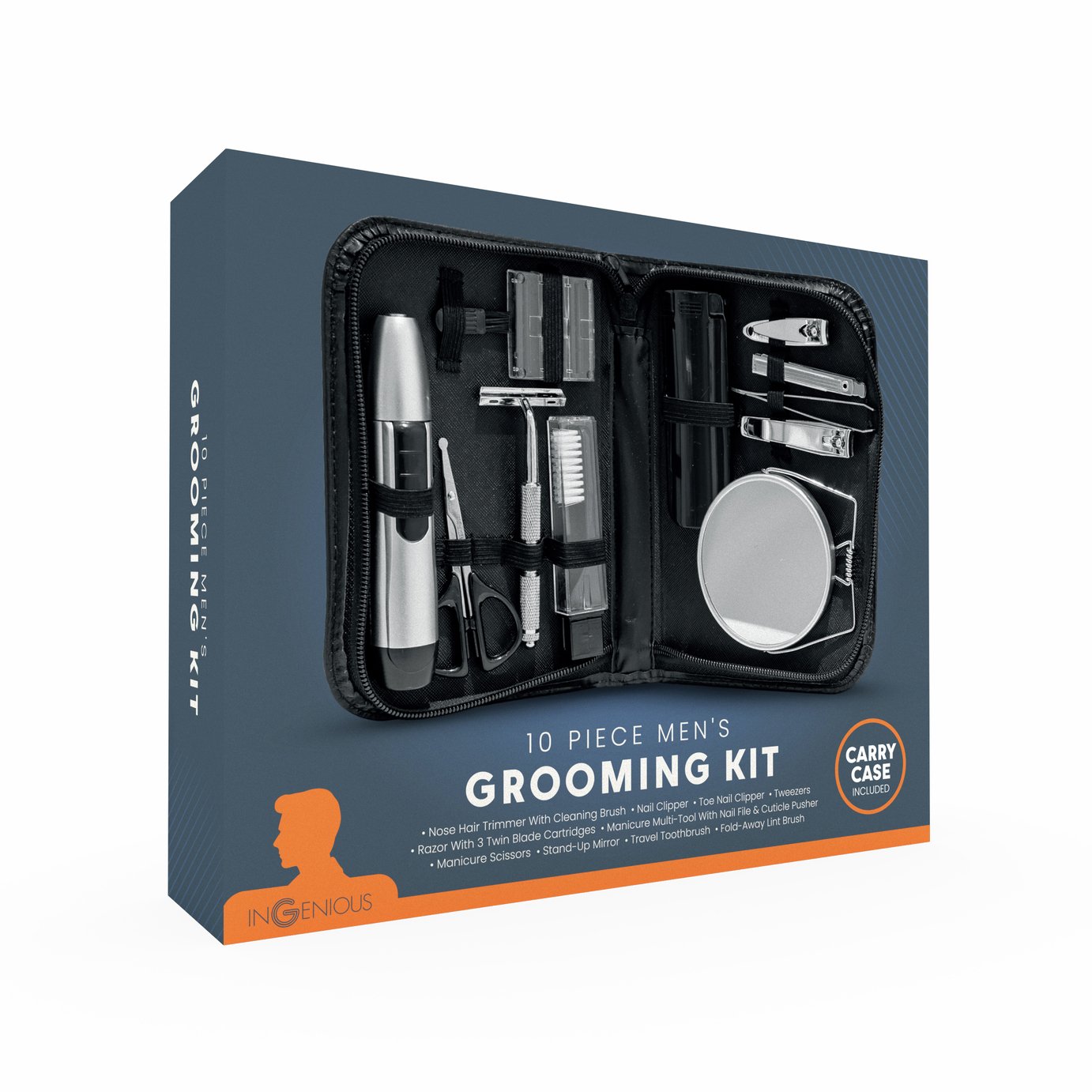 Menkind InGenious Men's Grooming Kit With Trimmer