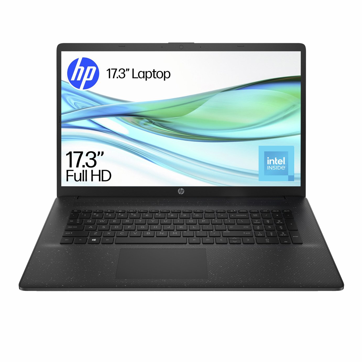 HP 17-cn3008na 17.3in N100 4GB 128GB Laptop - Black