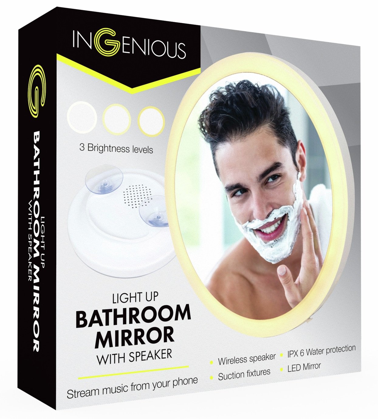Menkind InGenious Bathroom Mirror With Speaker