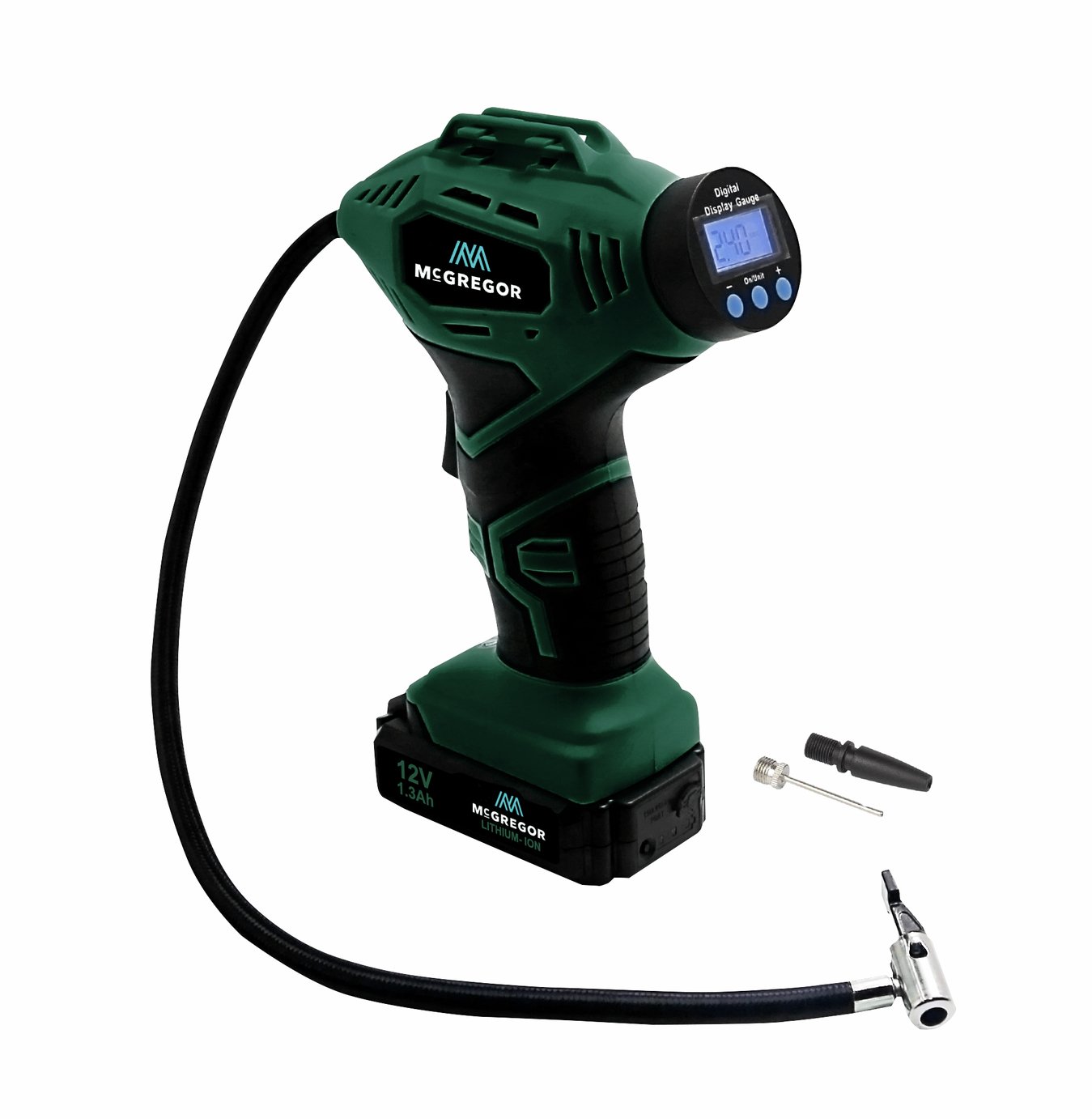 McGregor Cordless Tyre Inflator - 12V