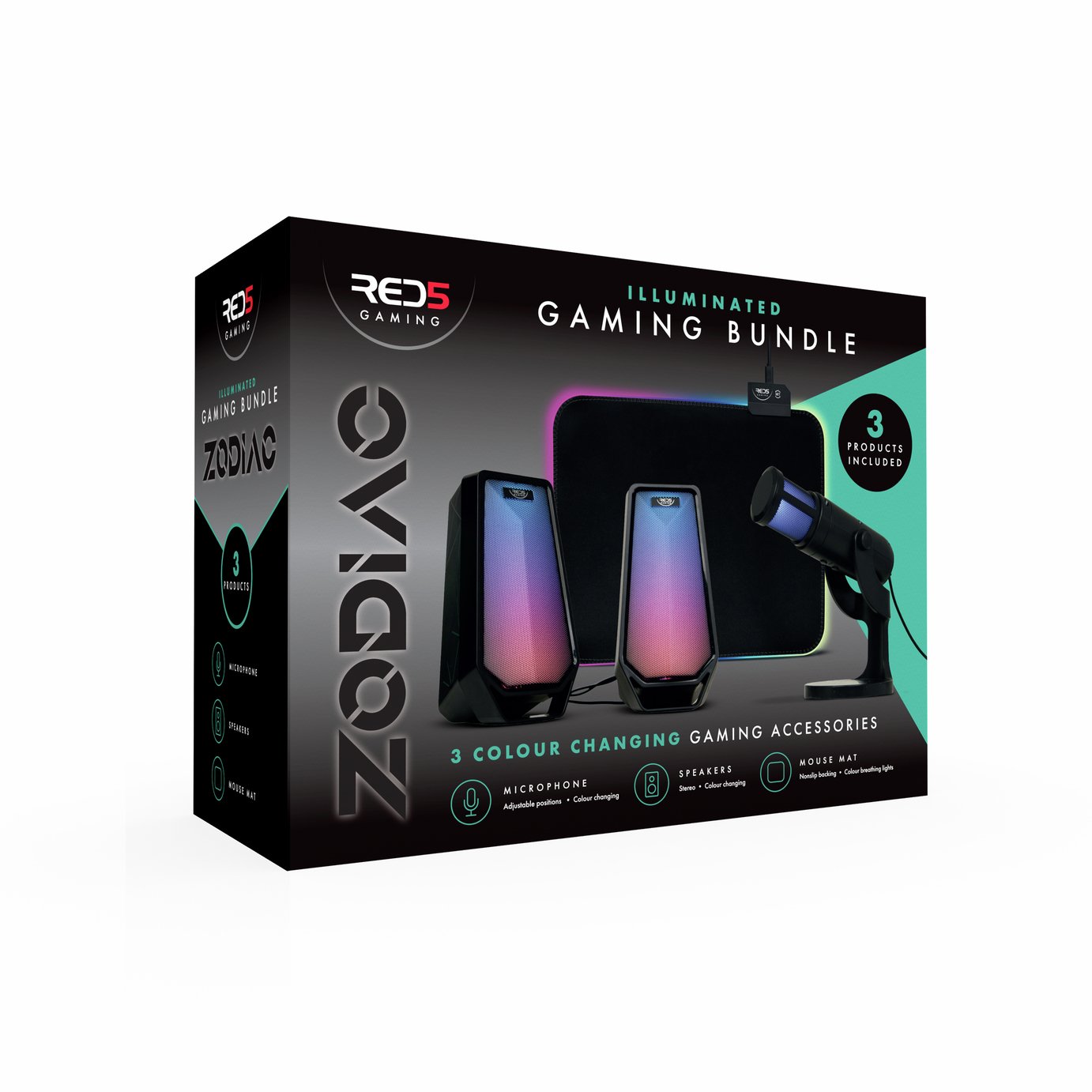 Menkind RED5 Illuminated Gaming Bundle