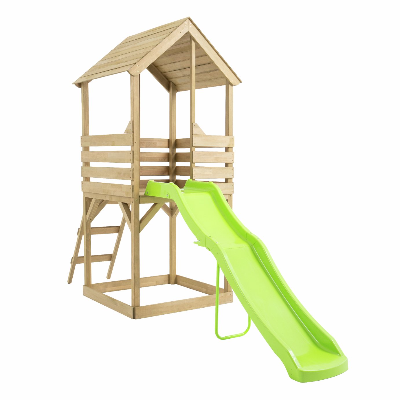 TP Wooden Adventure Playhouse with Slide
