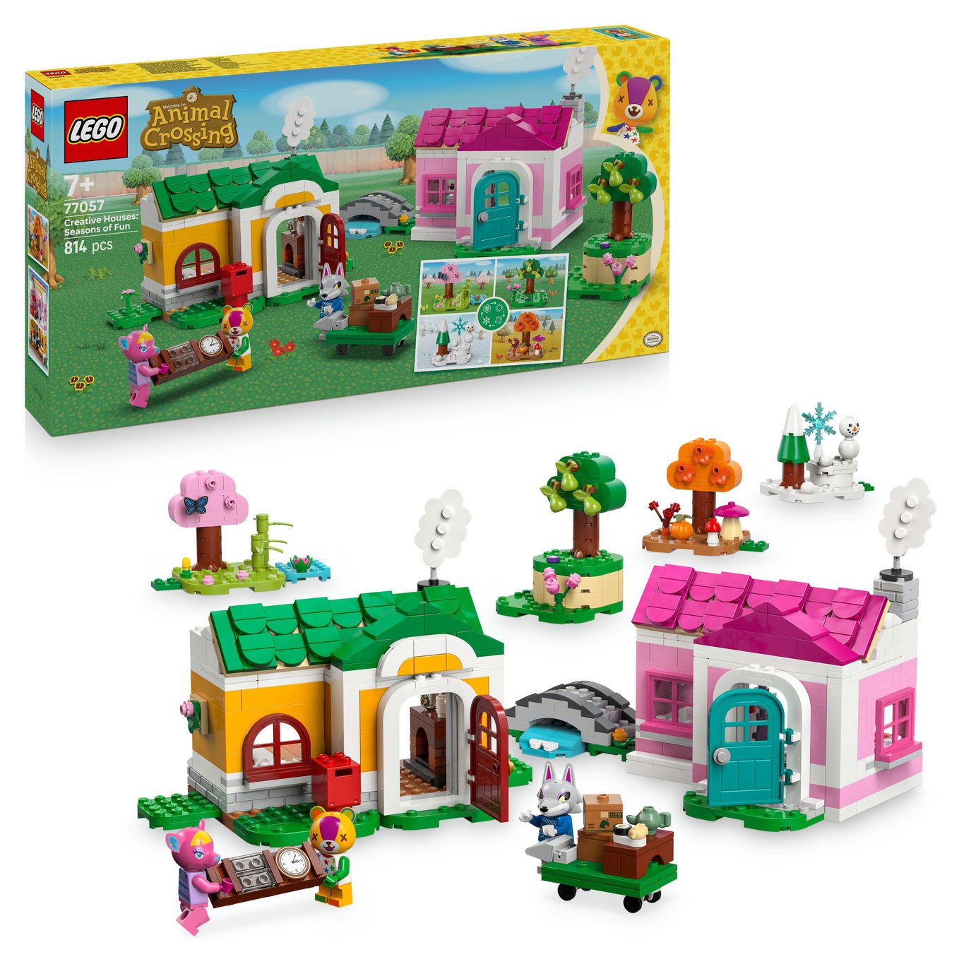 LEGO Animal Crossing Creative Houses: Seasons of Fun 77057