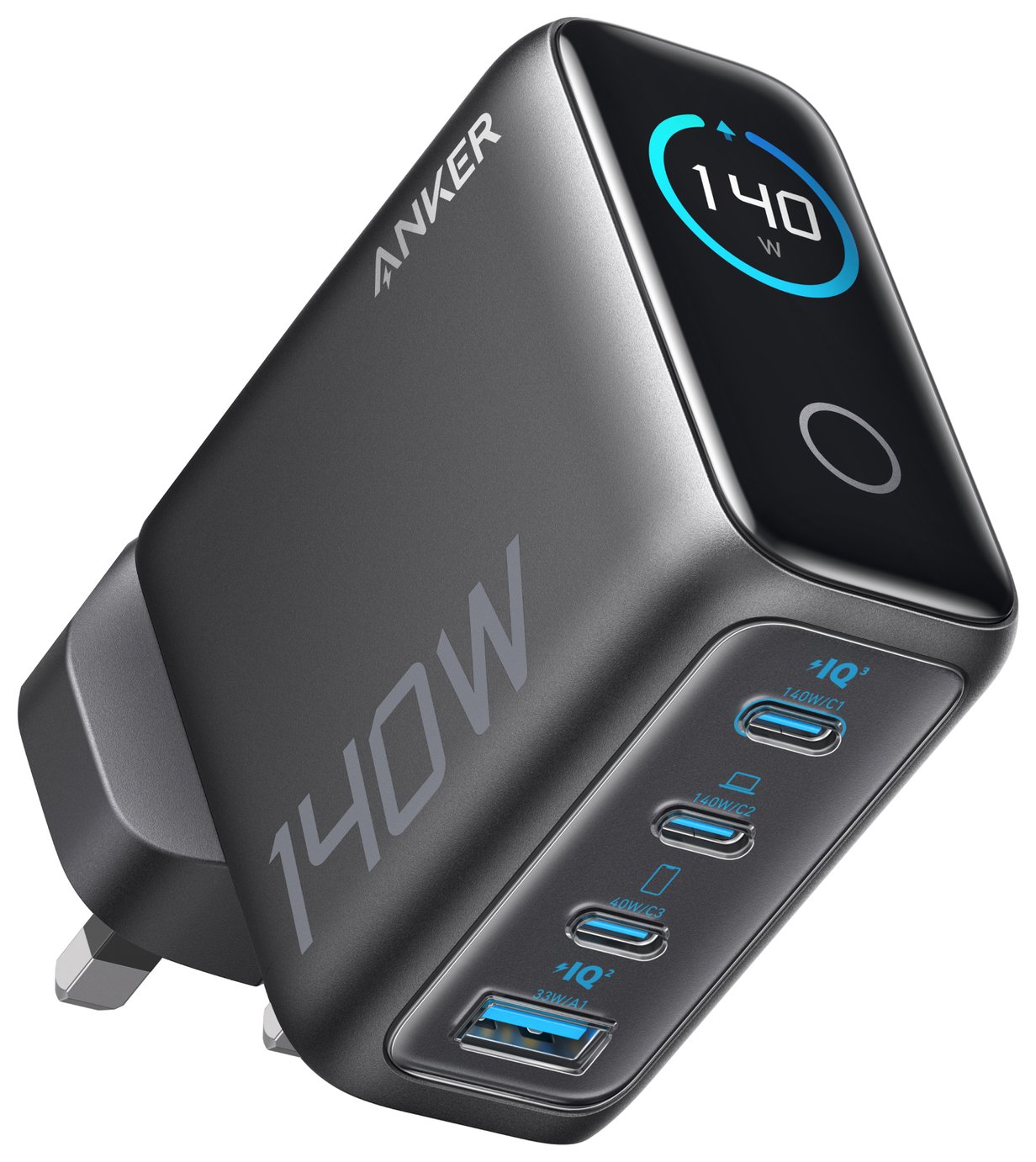 Anker Prime 140W 4-Port USB-C & USB-A GaN Wall Charger