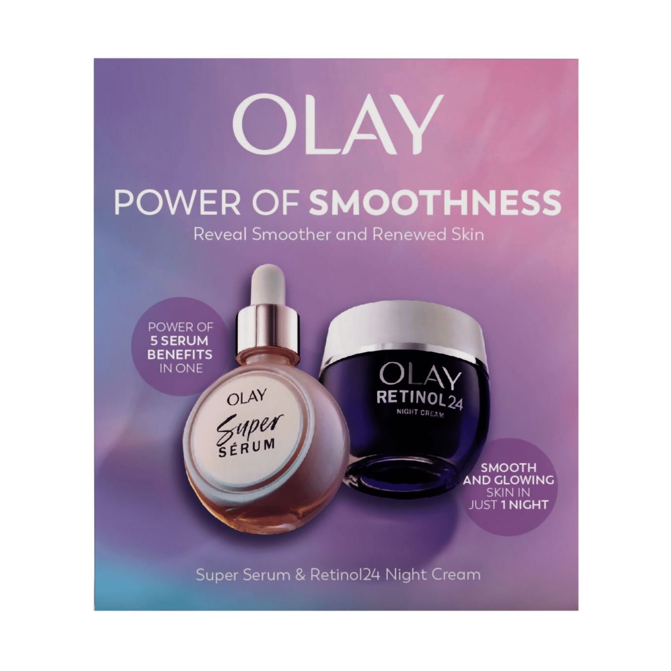 Olay Super Serum and Retinol24 Night Cream Giftset