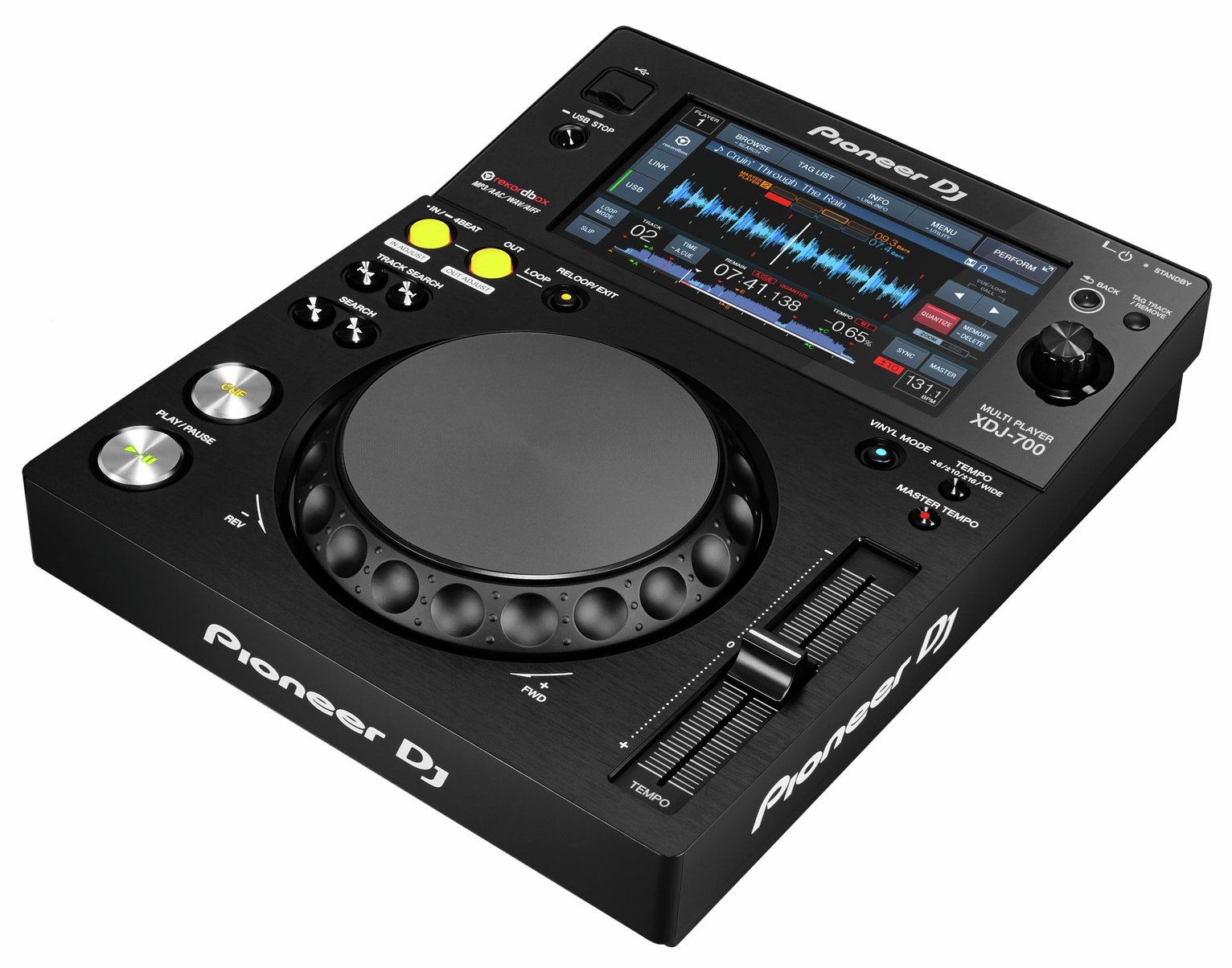 Pioneer DJ XDJ-700 Compact DJ Multi Player - Black