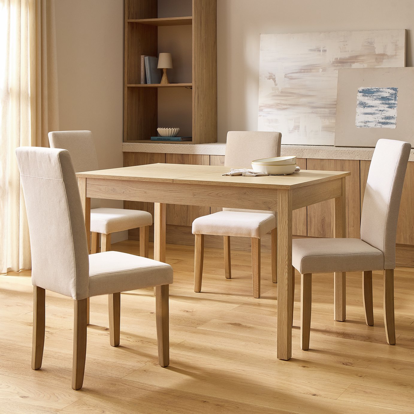 Argos Home Sendi Extending Dining Table and 4 Chairs