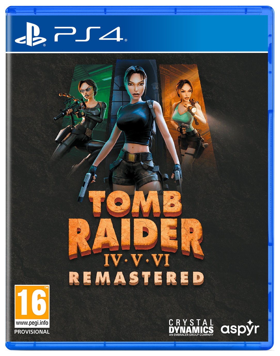 Tomb Raider IV V VI Remastered PS4 Game