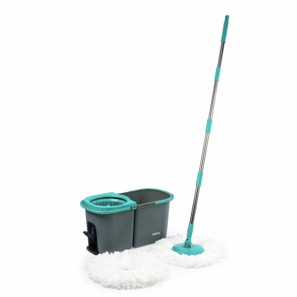 Beldray Antibac Dual Compartment Spin Mop with Refill