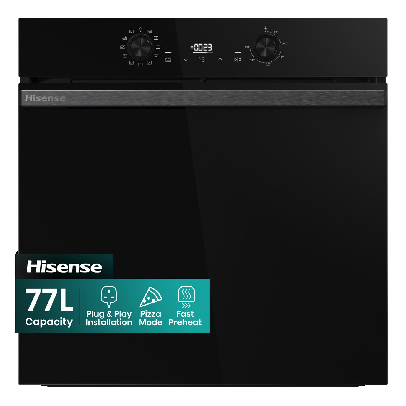 Hisense BI622ABPGUK Built In Single Electric Oven - Black
