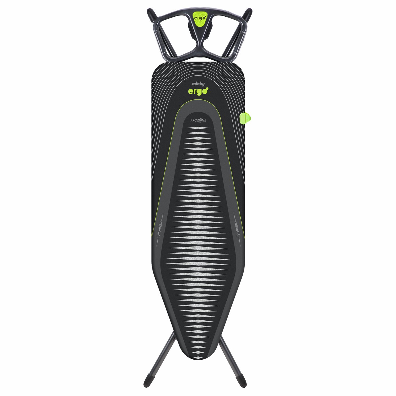 Minky 122 x 38cm Ergo Prozone Ironing Board – Metallic