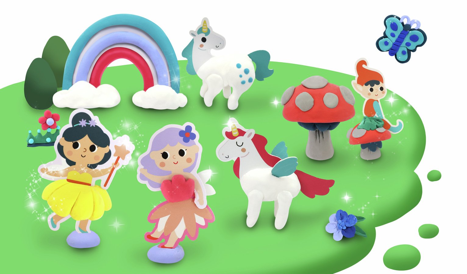 Chad Valley Create & Build Fairy Drying Clay Set 