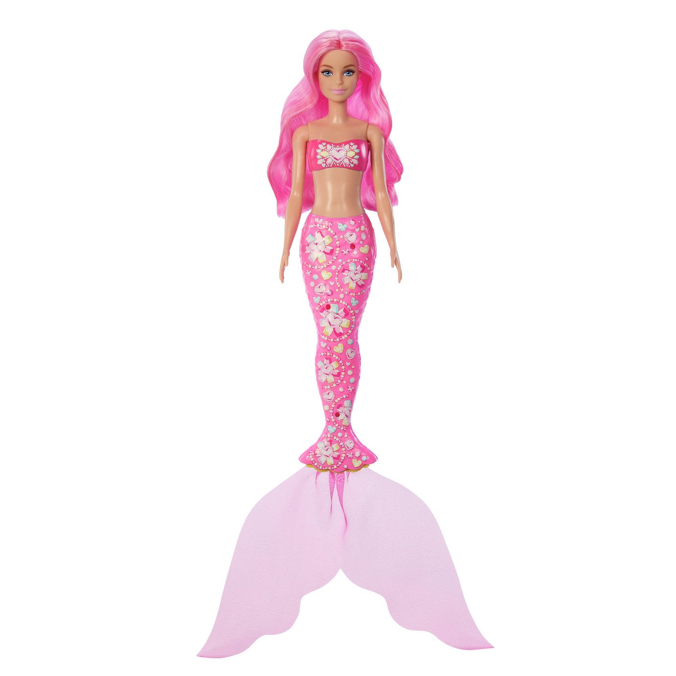 Barbie Colour Reveal Mermaid Gems Doll & Accessories - 32cm