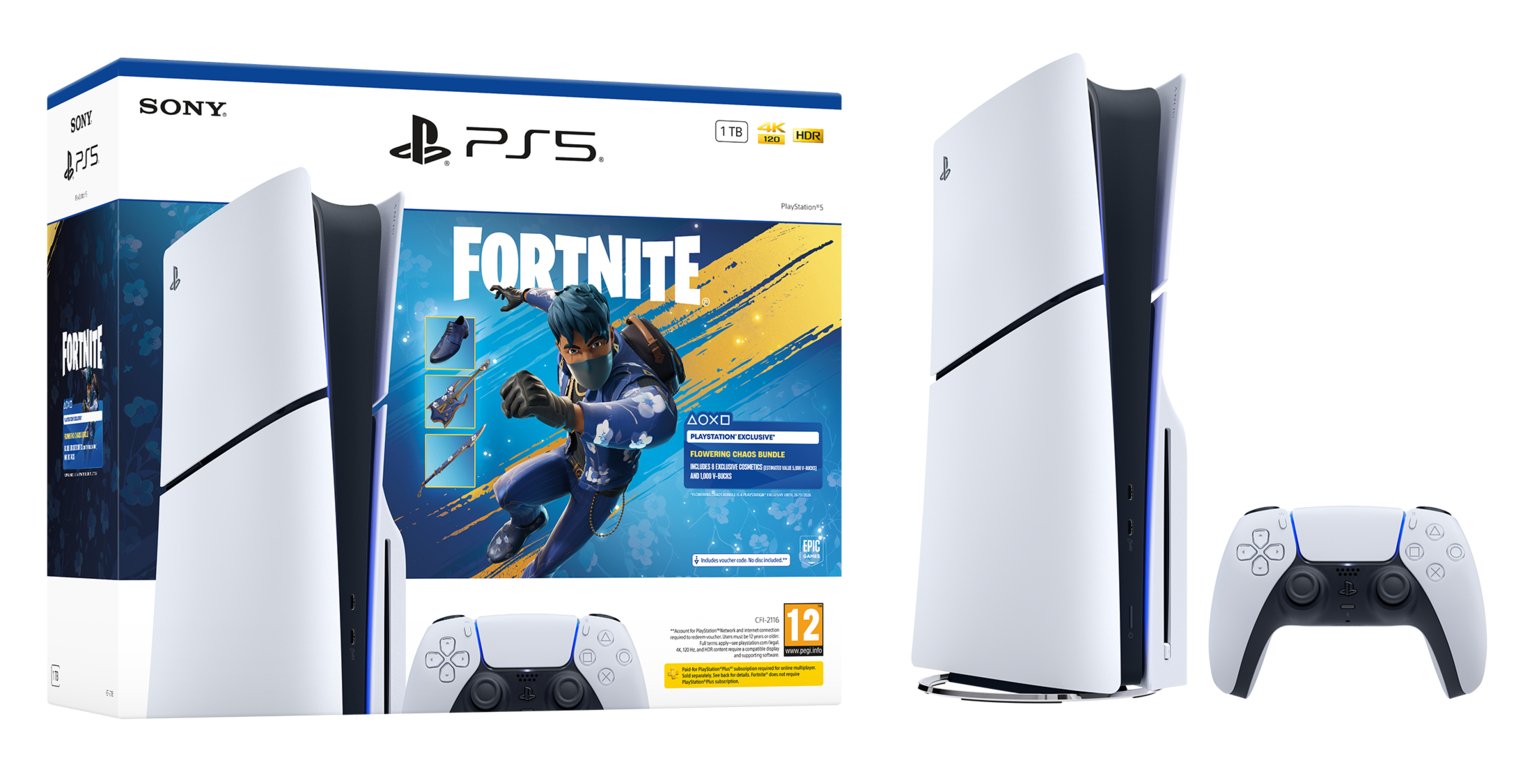 PlayStation 5 Disc Console - Fortnite Flowering Chaos Bundle