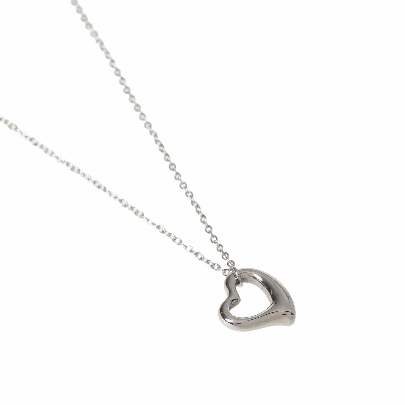 Liars & Lovers Silver Tone Heart Pendant Necklace