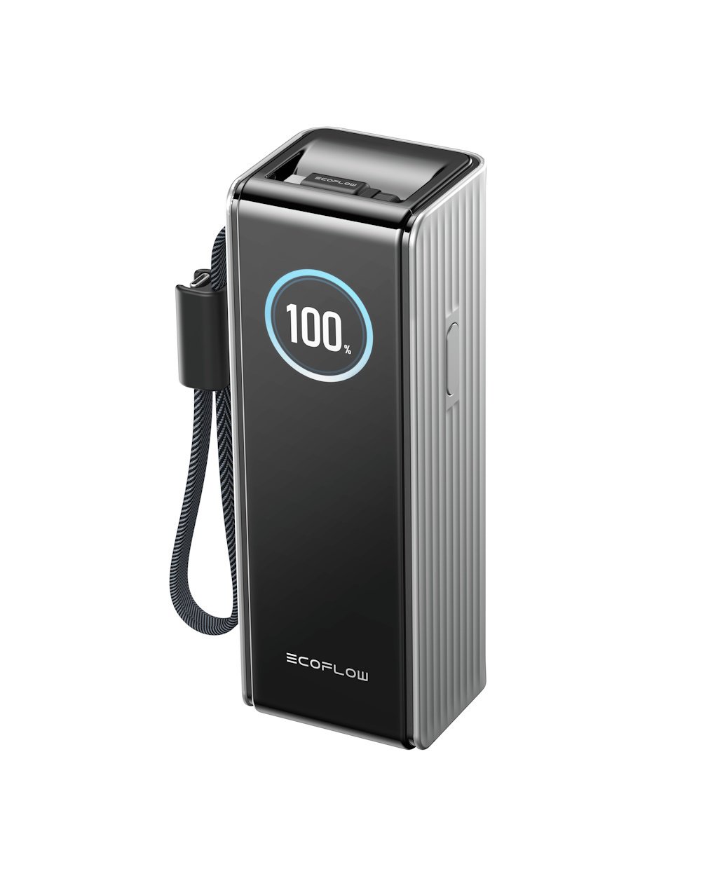 EcoFlow Rapid 25000mAh Power Bank with Built-in Cables-Black