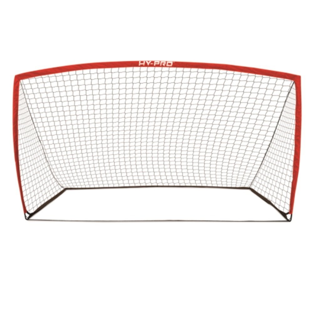 Hy-Pro Portable 12x6ft Flexi Football Goal - Red