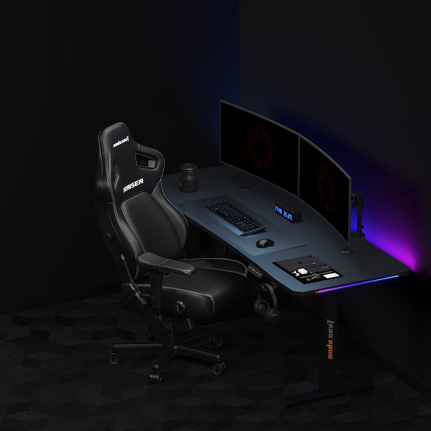 Anda seat Kaiser 4 Large Ergo Office Gaming Chair - Black