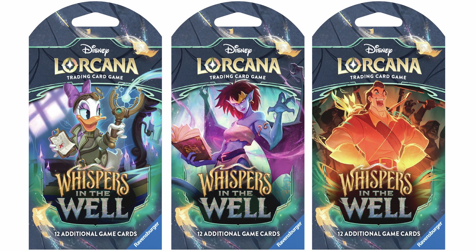 Disney Lorcana SLVD Booster Trading Card - Pack Of 3