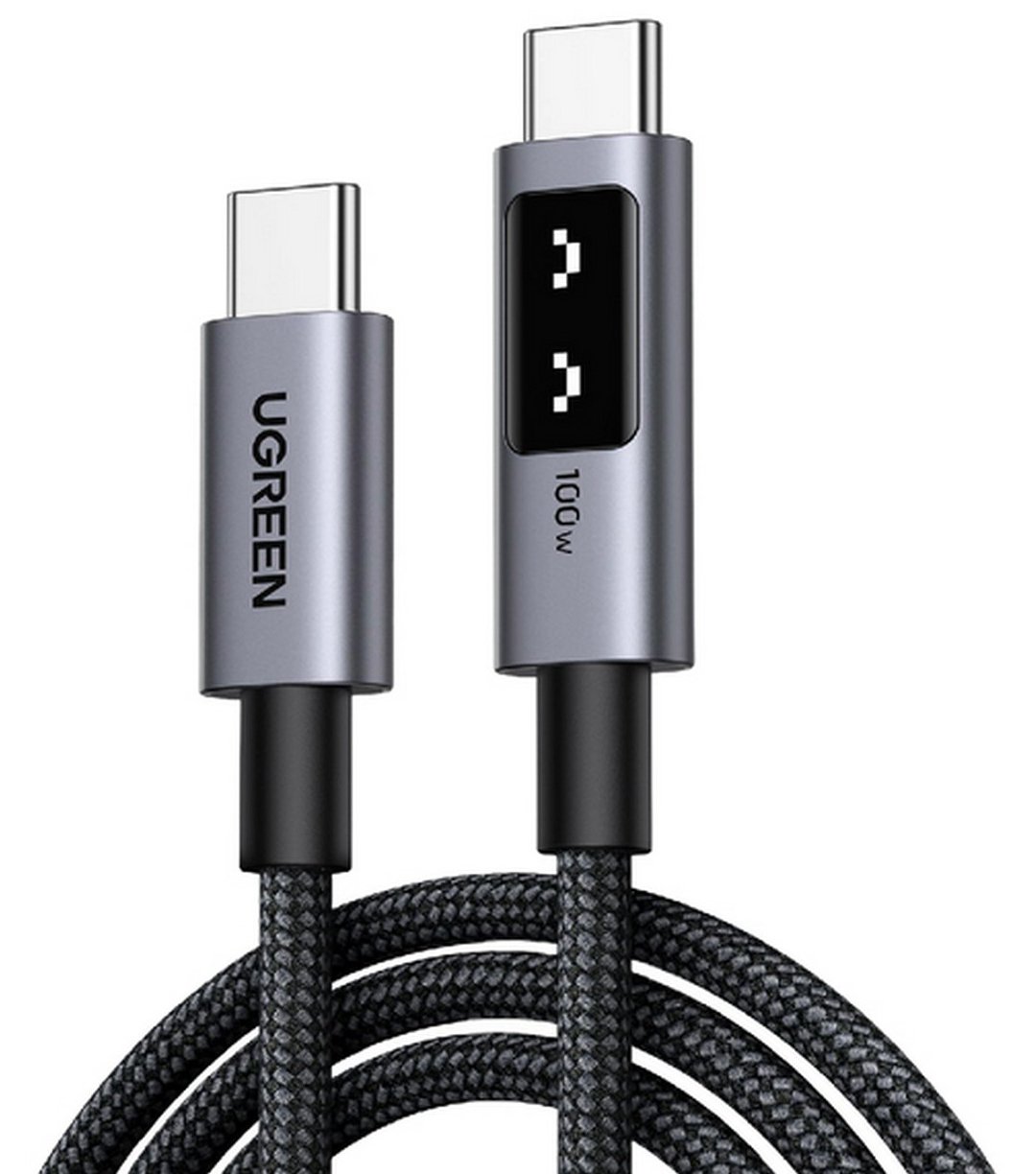 UGREEN Uno 100W 1m USB-C to USB-C Data Cable - Black