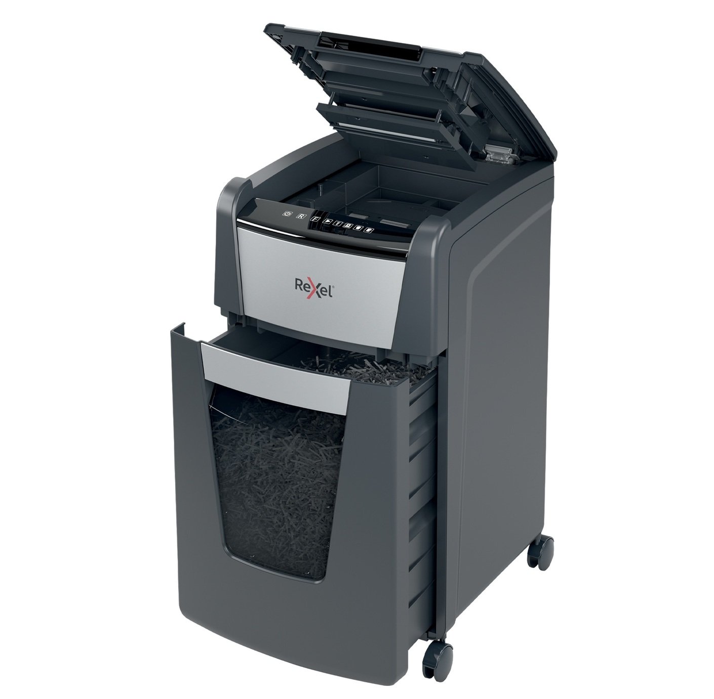 Rexel Optimum AutoFeed+ 225X 60L P4 Cross Cut Shredder