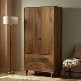 Habitat Armi 2 Drawer 2 Door Wardrobe - Brown