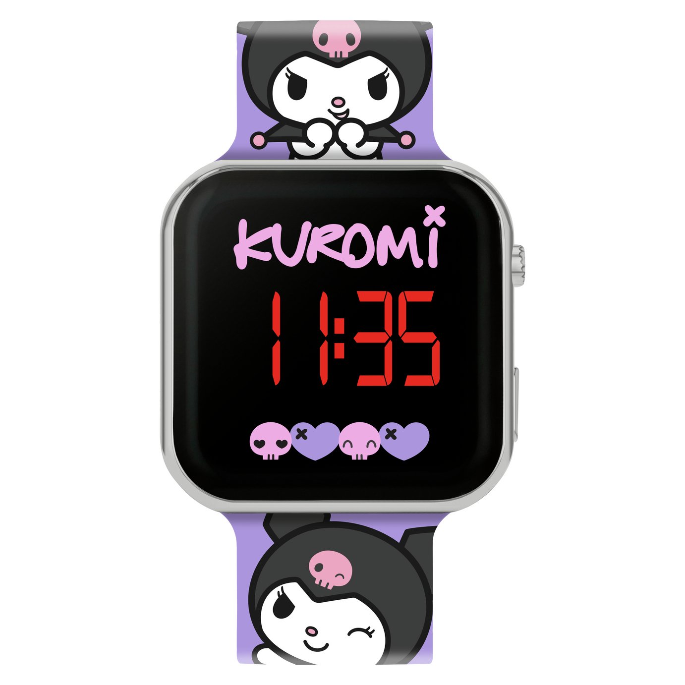 Kuromi Kids Purple Plastic Strap Watch