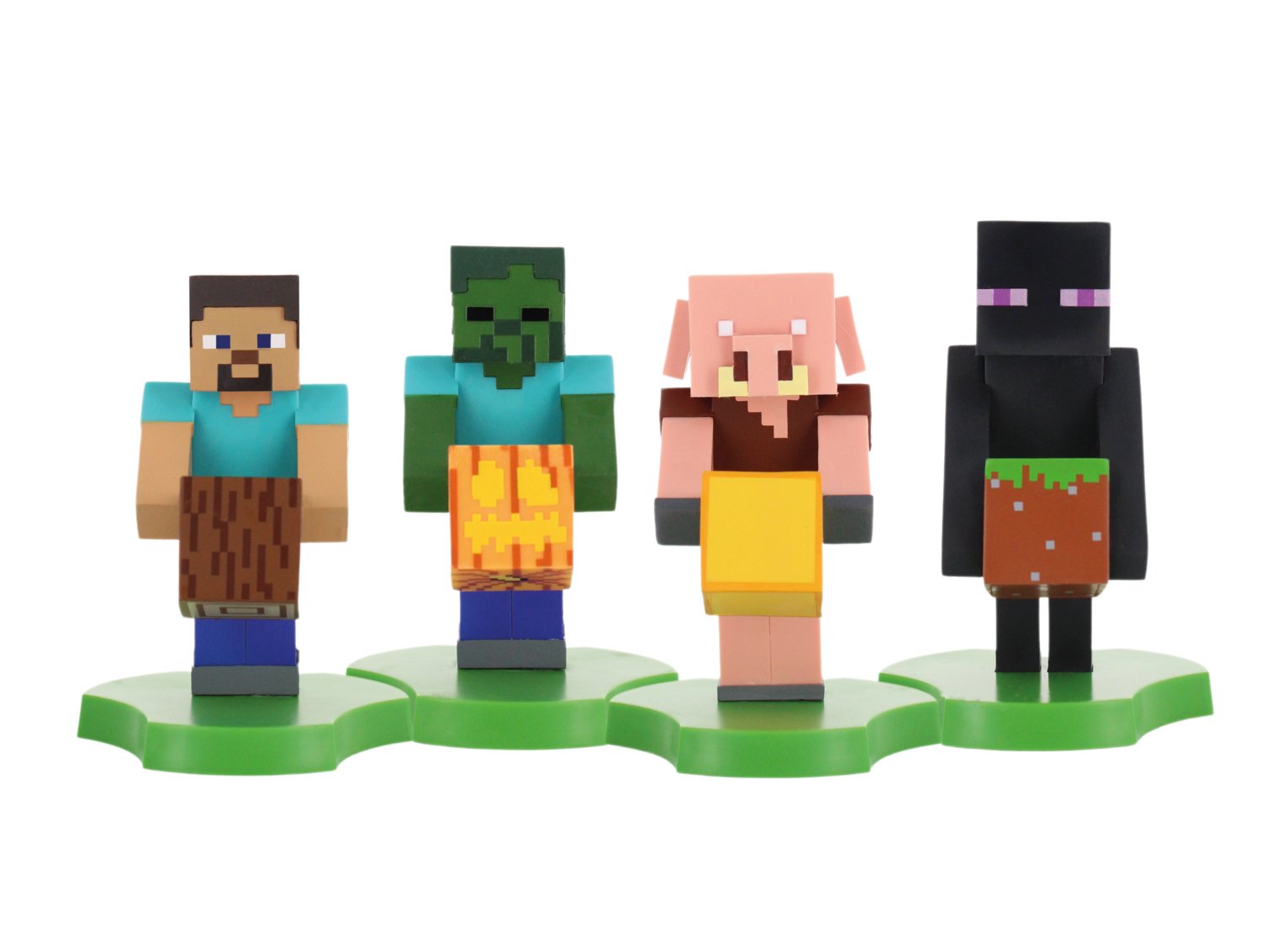 Cable Guys Minis Minecraft Phone & Earbuds Holder - 4 Pack