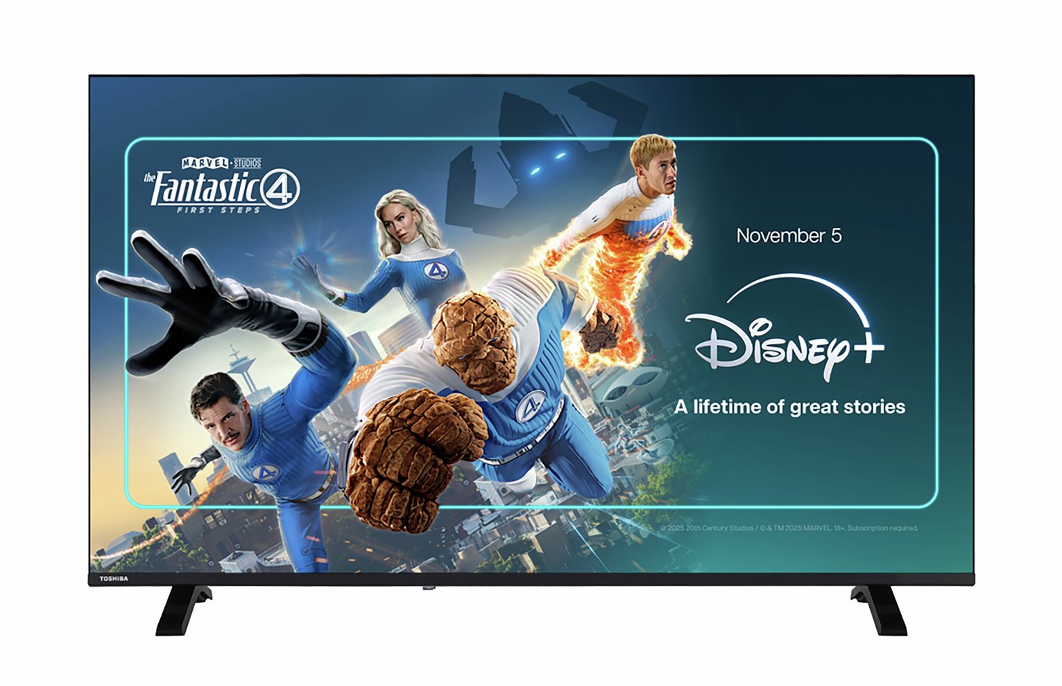 Toshiba 50Inch 50UV1563DB Smart 4K UHD HDR DLED Freely TV 