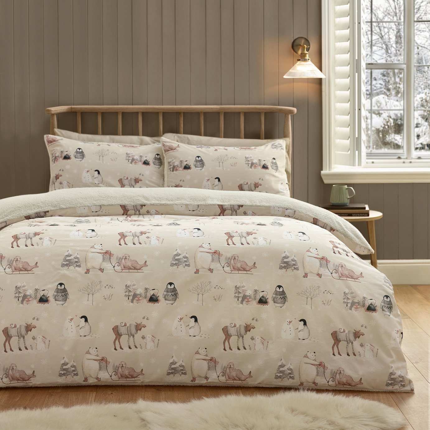 Catherine Lansfield Winter Friends Bedding Set