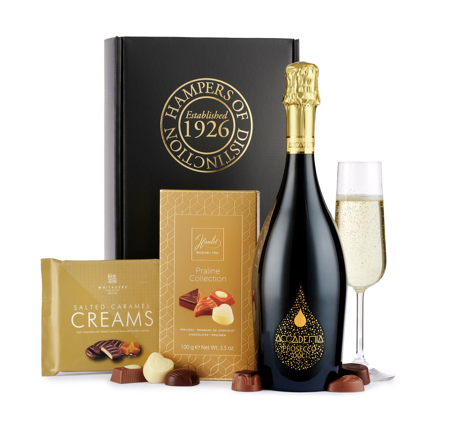 Spicers Of Hythe Prosecco and Chocolates Gift Hamper