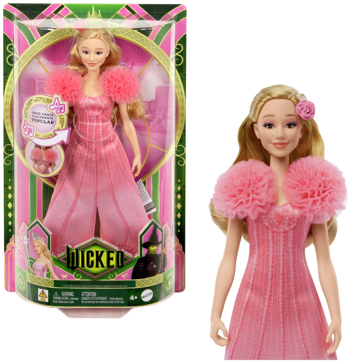 Wicked Singing Glinda Fashion Doll & Accessories