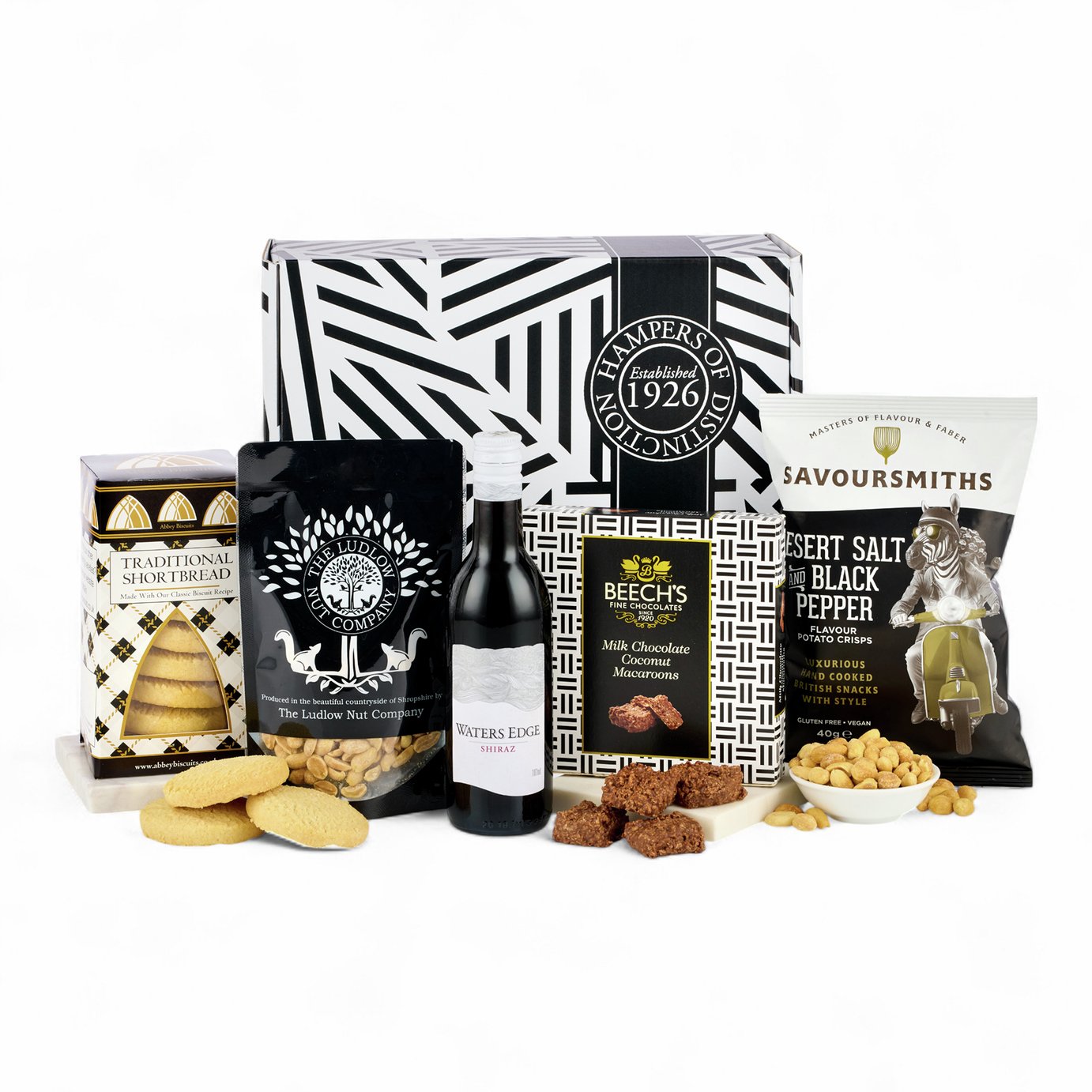 Spicers Of Hythe Wine and Treats Hamper Gift Box