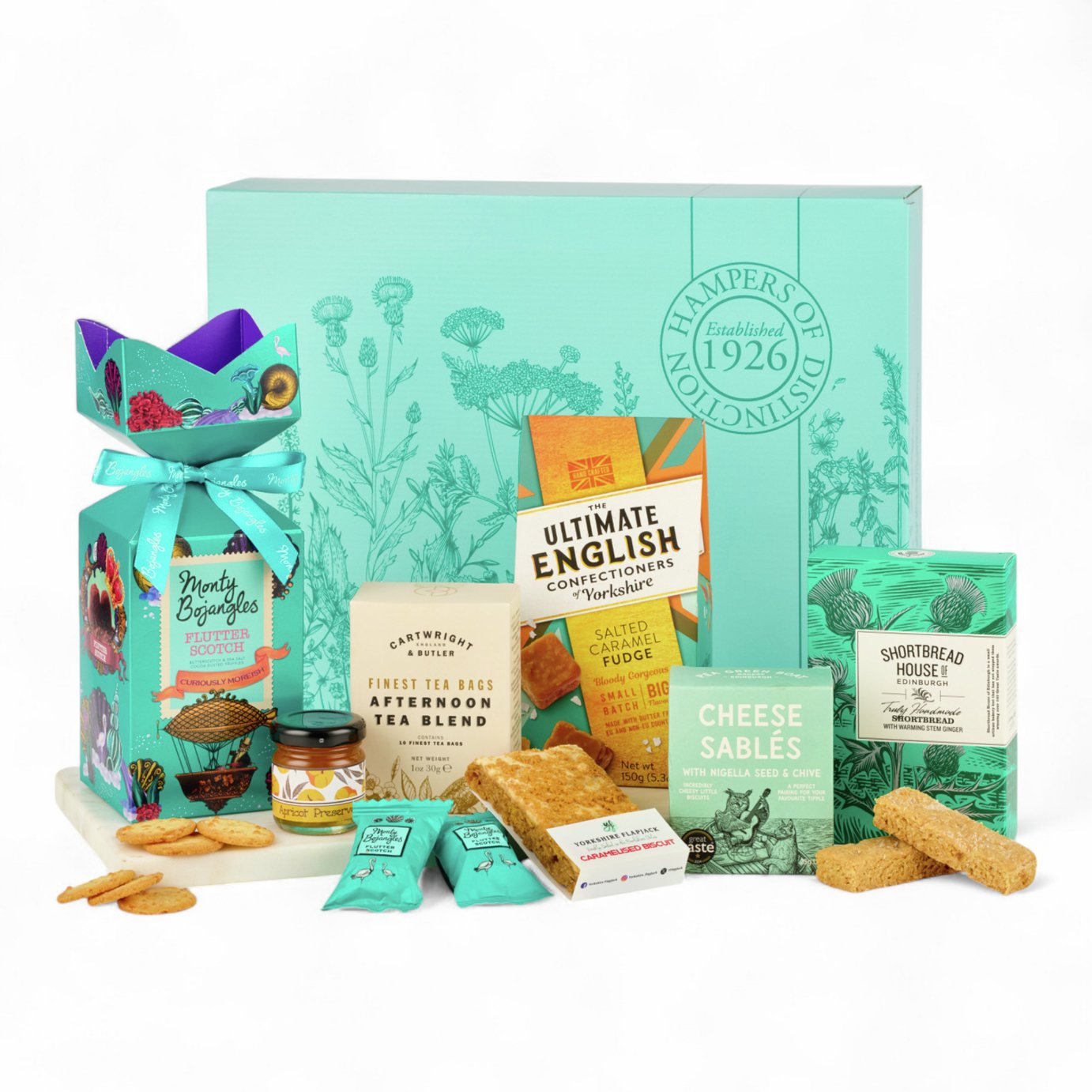 Spicers Of Hythe Tea and Treats Hamper Gift Box
