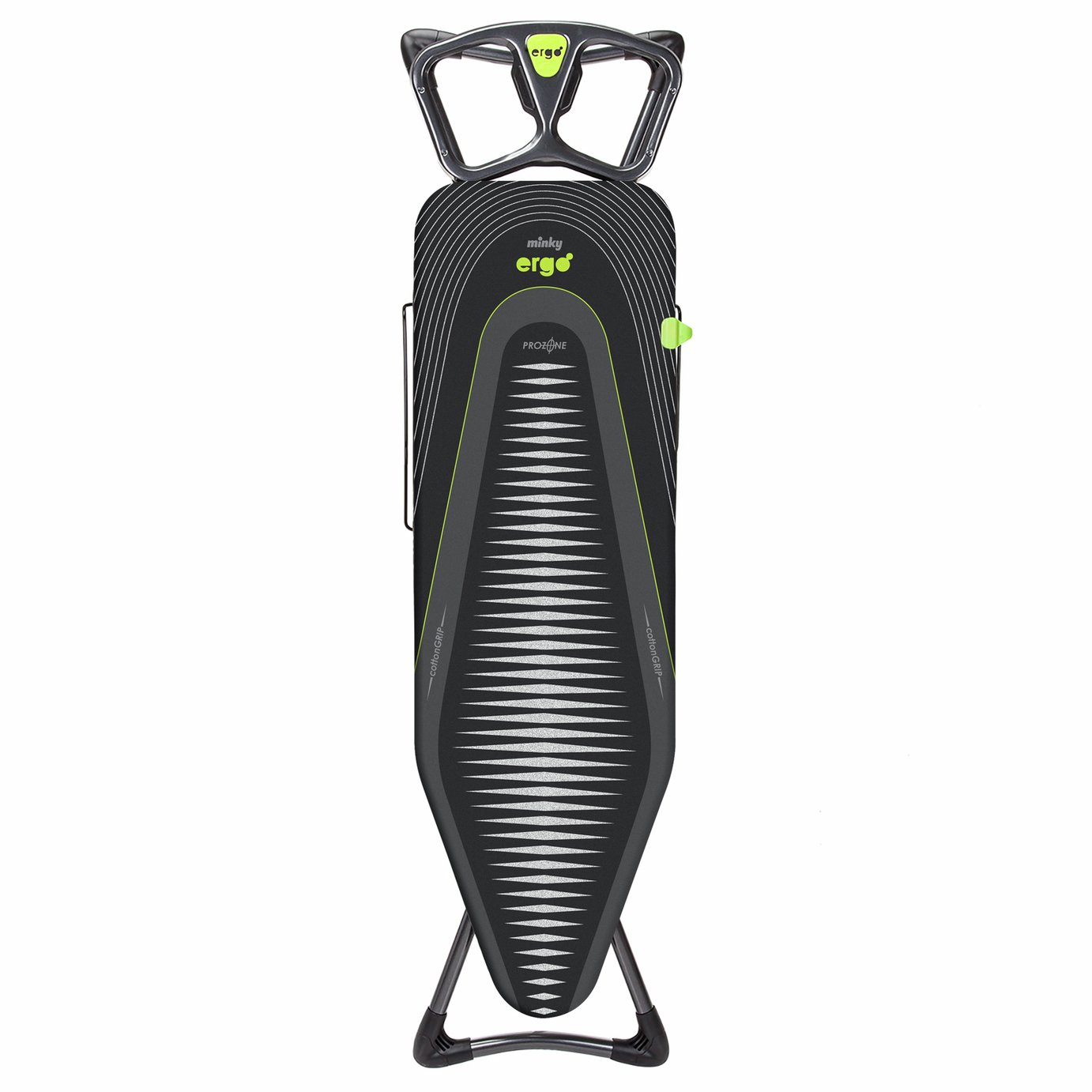 Minky 122 x 38cm Ergo Plus Ironing Board - Black